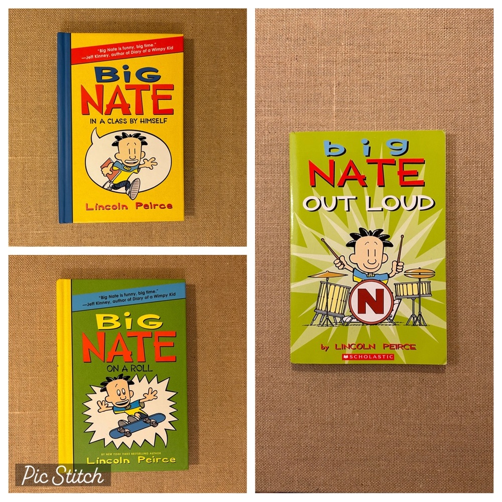 3 Big Nate Books - EUC